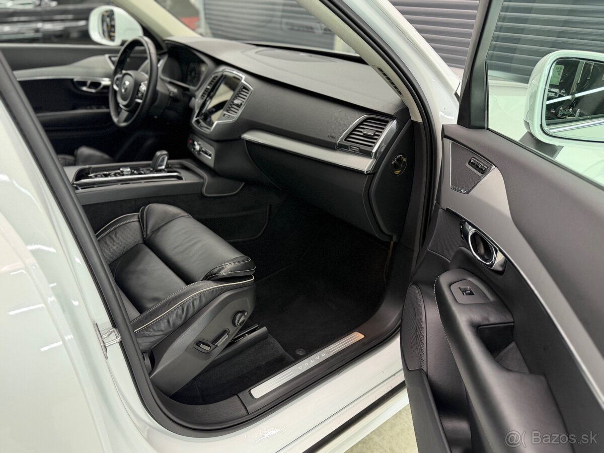 VOLVO XC90 B5 • 2020 • 103 000 km • Biela perleť • 7 miest - 10