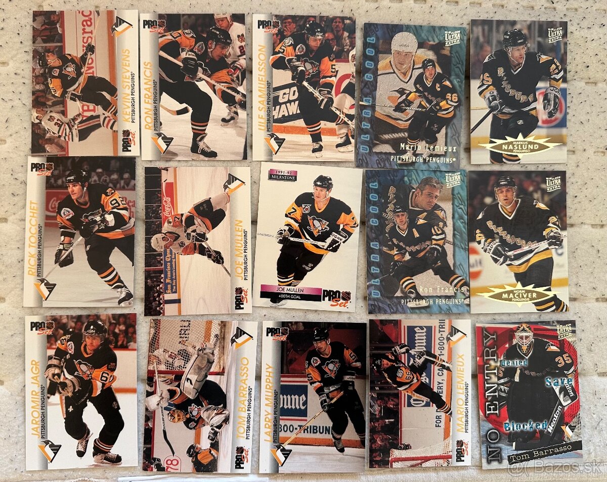 Predám hokejové kartičky Pittsburgh Penguins - 10