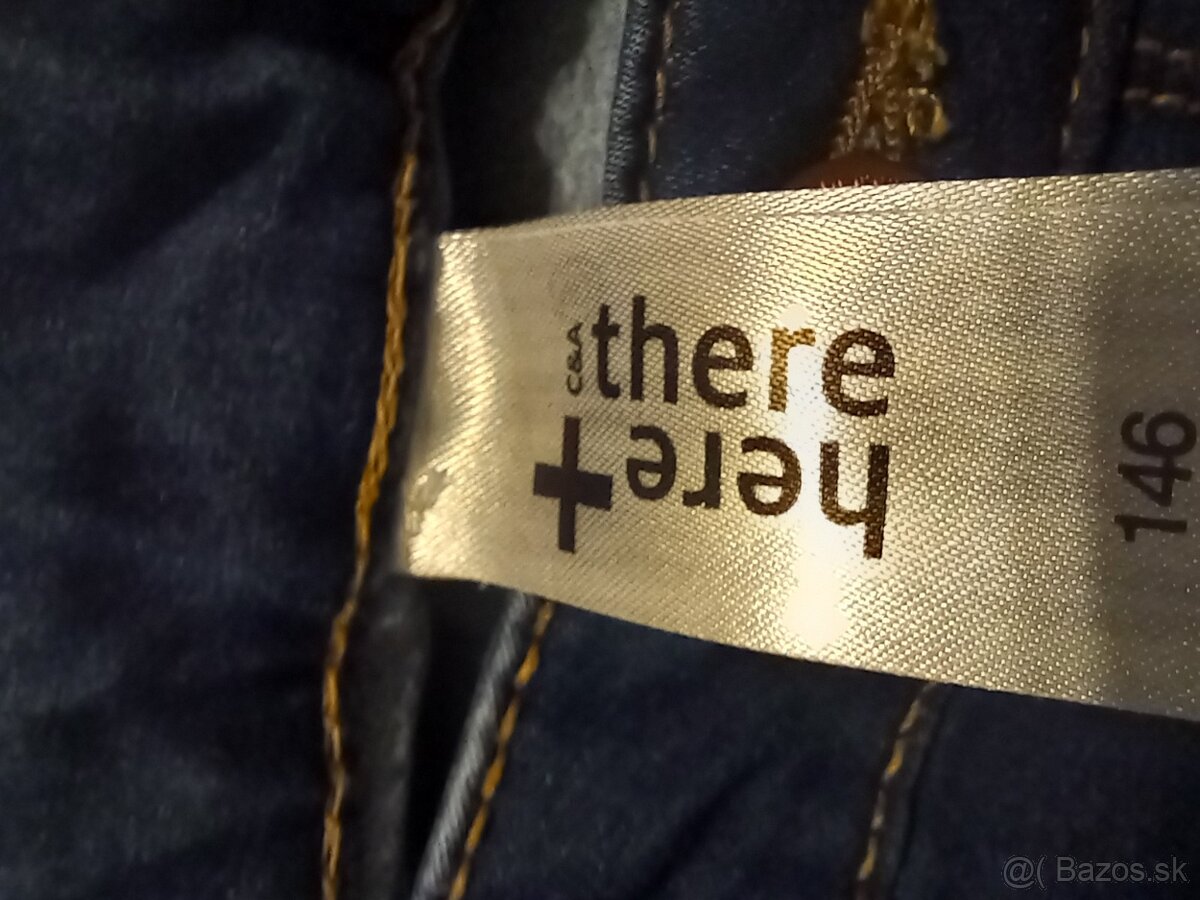 Dievčenské rifle + elasťáky veľ.140 balík 4 ks - 10