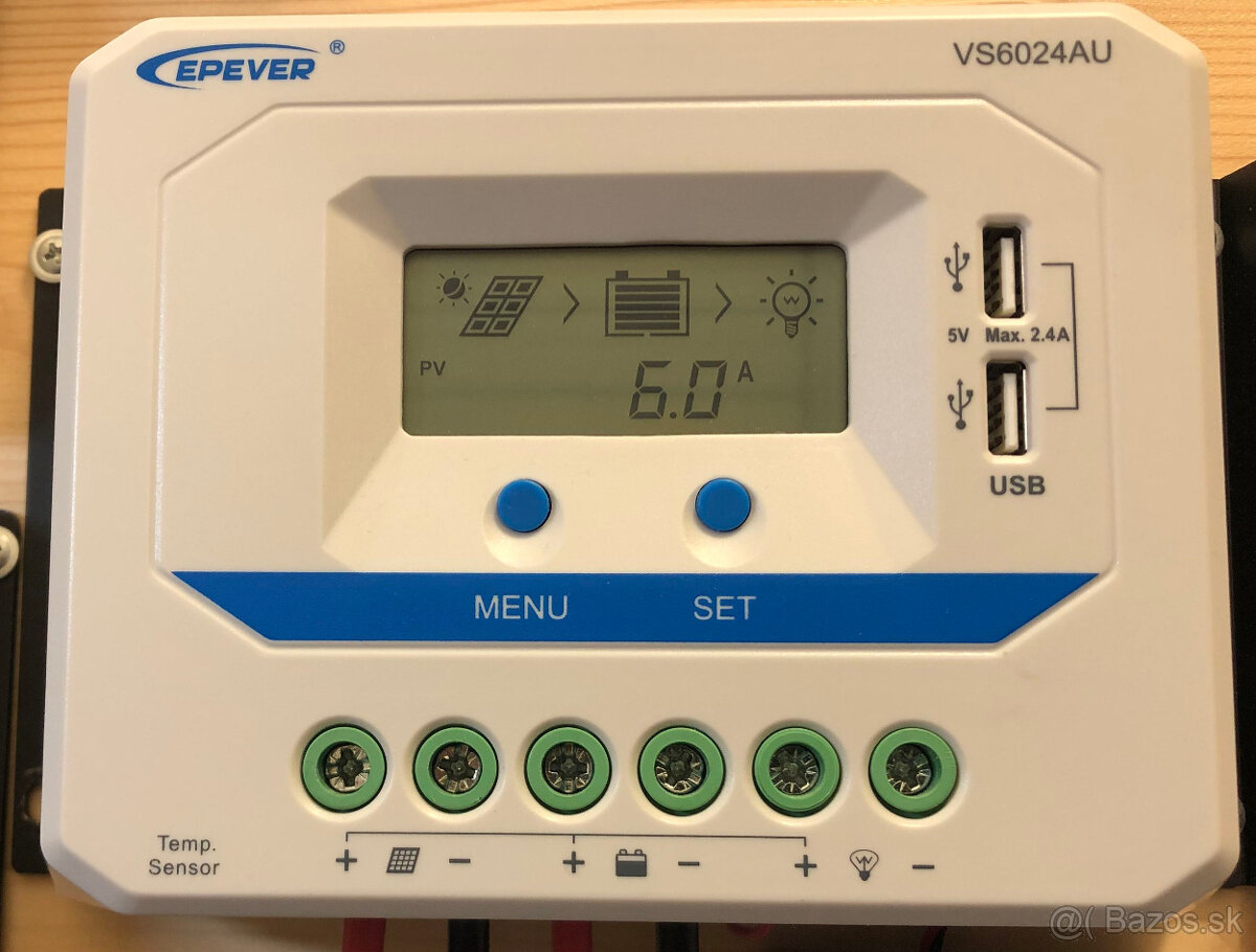 Solárny regulátor EPEVER VS6024AU 60A - 10