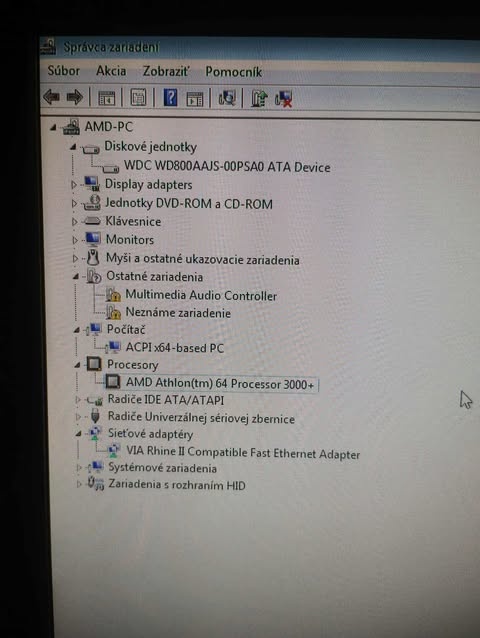 Predám ACPI x64 - based počítač, AMD Athlon 64 processor - 10
