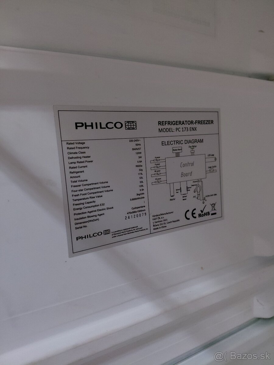 Chladnička s mrazničkou Philco PC 173 ENX - 10
