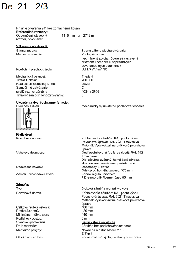 Oceľové dvere Hörmann - nové, nepoužité - 10