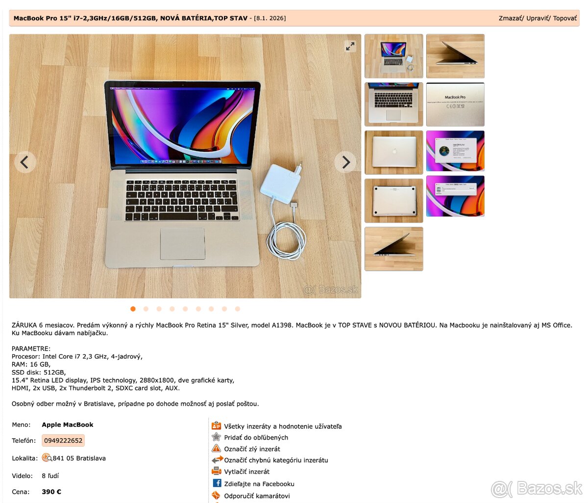 MacBook - ZÁRUKA 6 mesiacov - 10