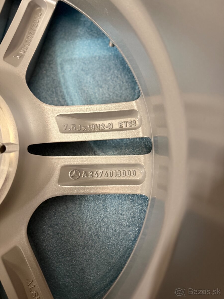 Nepoužité hliníkové disky 5x112 R18 Mercedes GLA Škoda VW - 10