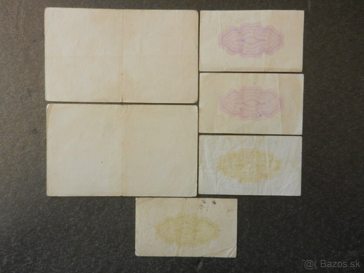 ...Československe bankovky aj kolkované... - 10