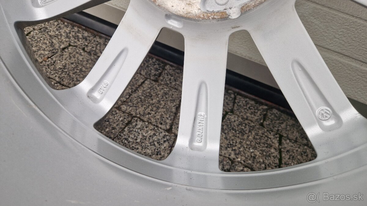 Zimná ALU VW sada 205/50 R17 , 5x112, VW Golf Vll - 10