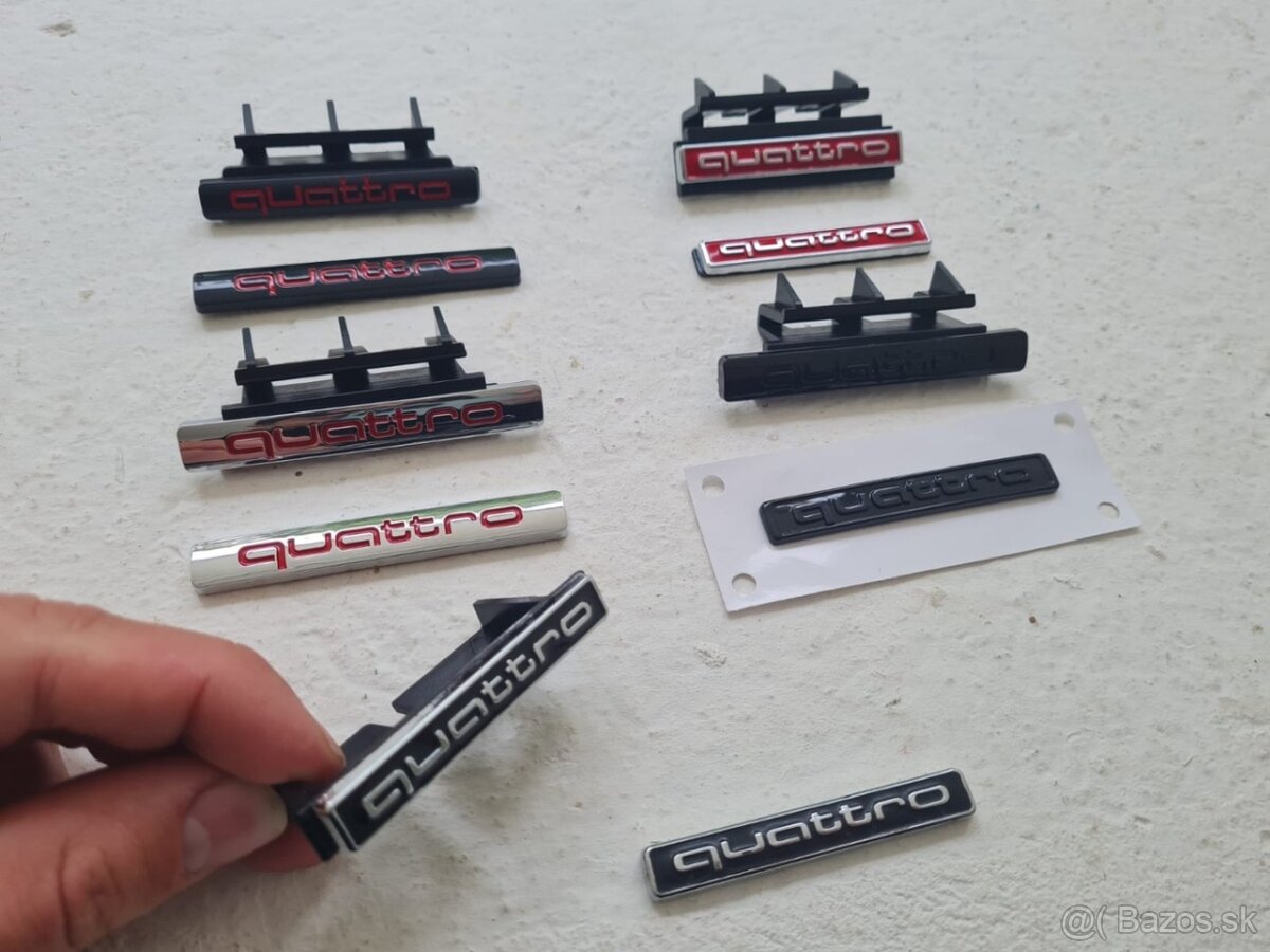 QUATTRO menší nápis do masky v rôznych farbách - 10