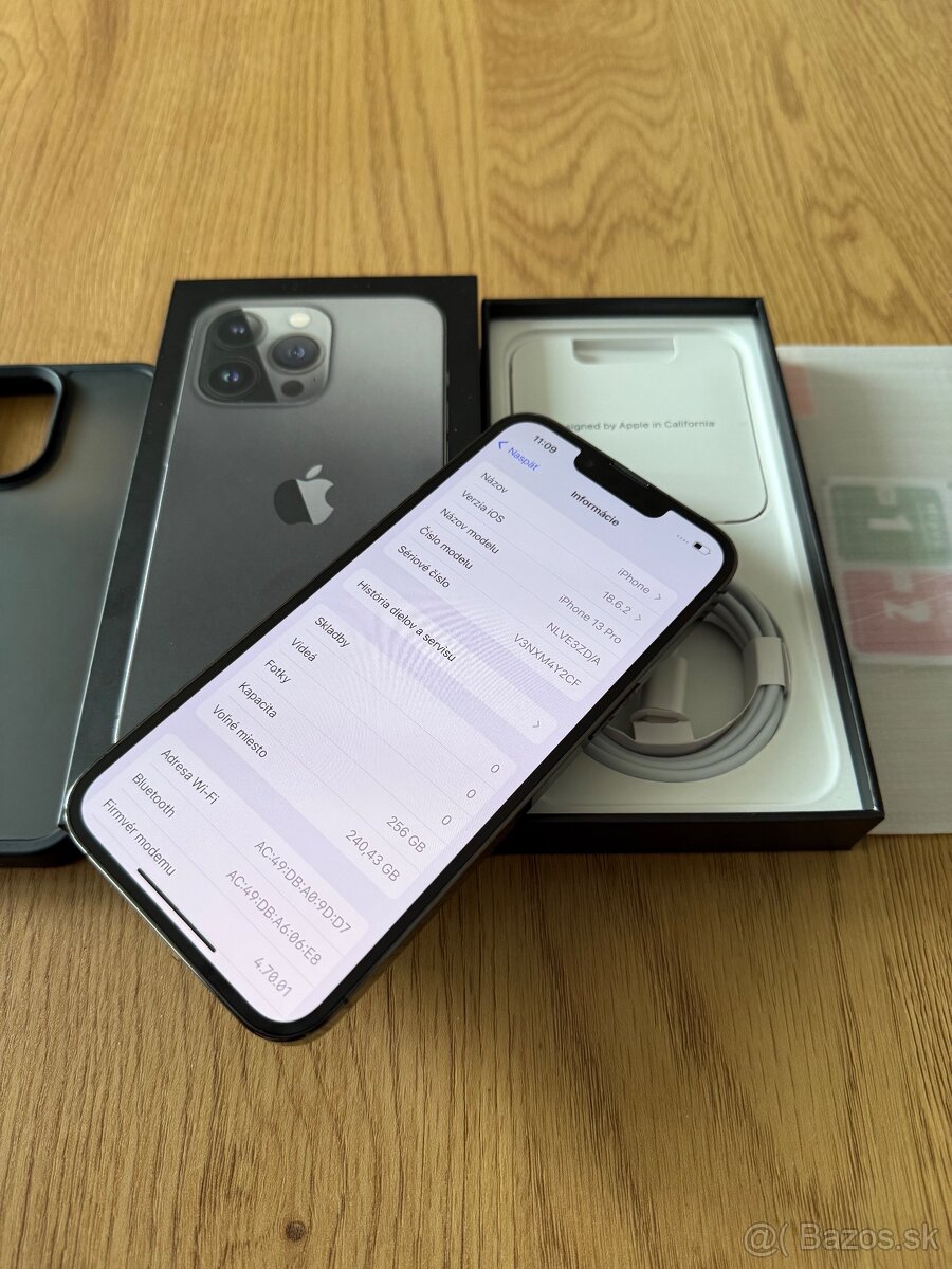 iPhone 13 Pro 256 gb Graphite - komplet príslušenstvo,zaruka - 10