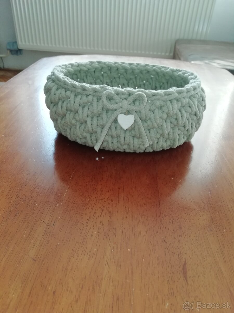 Háčkované košíčky, vianočný darček - 10