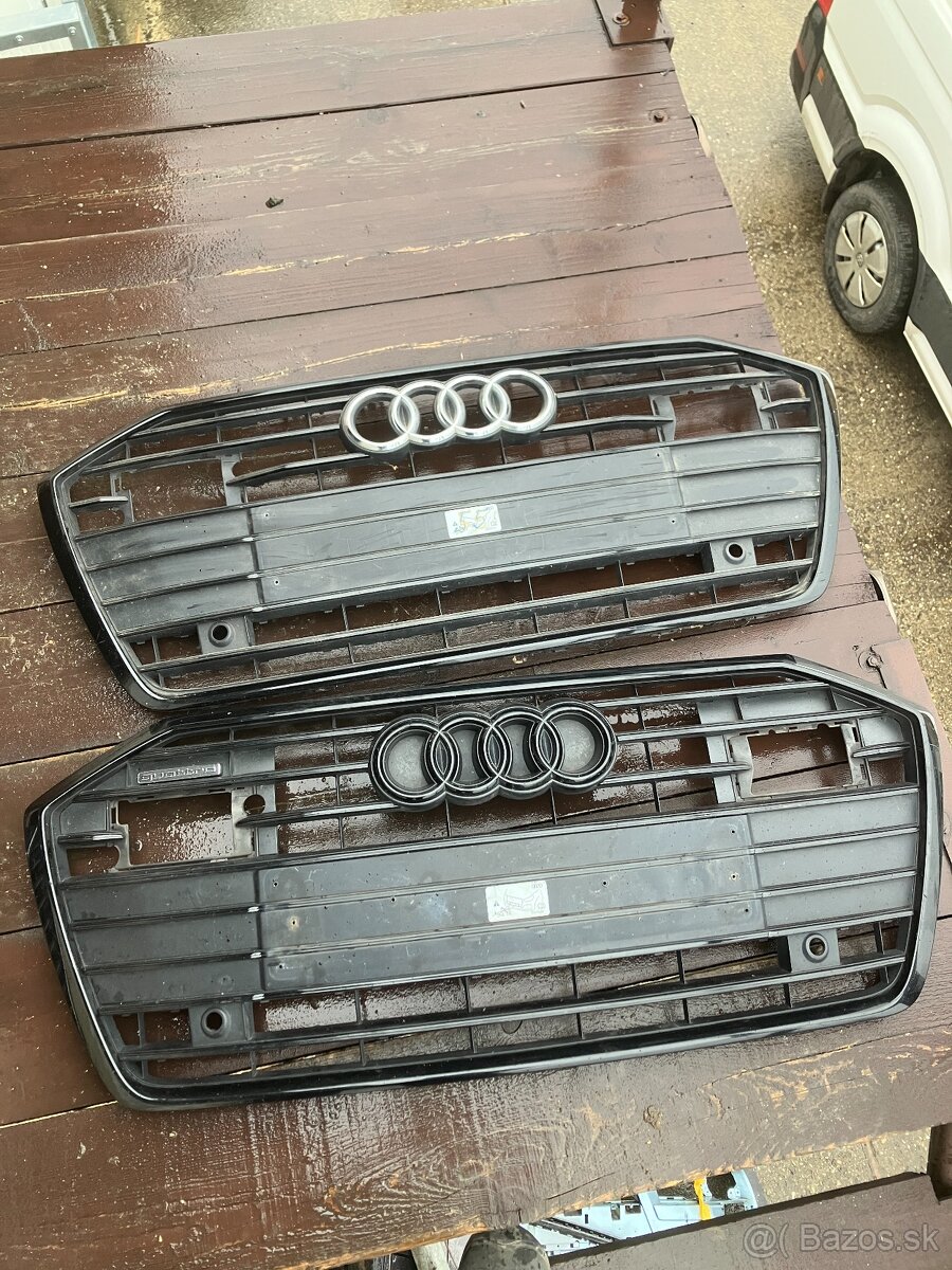 maska audi a6 c8 cerna 18-23 grill mrizka cerna - 10