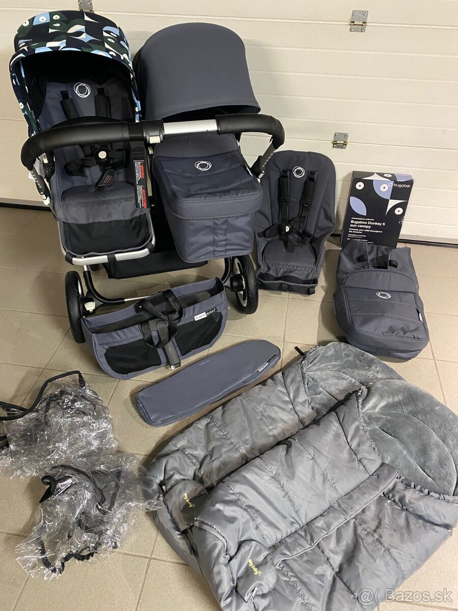 TOP STAV Bugaboo Donkey 2 / stříšky Donkey 5 TWIN/DUO - 10