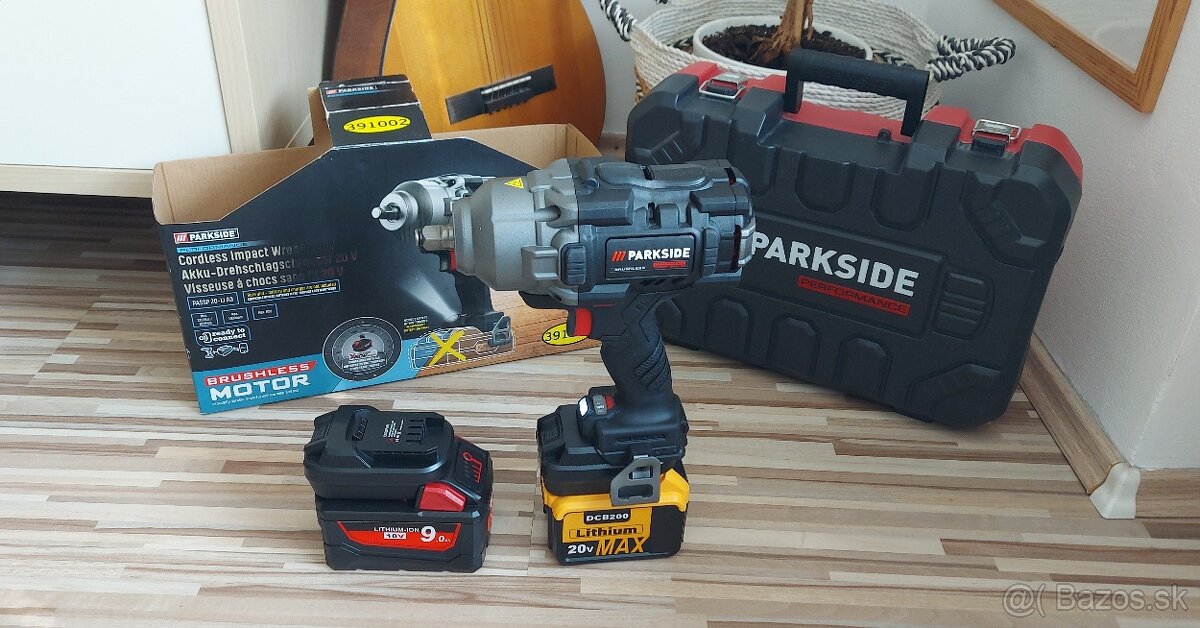 Aku Redukcia DeWALT 18V/ Milwaukee, pre náradie PARKSIDE 20V - 10