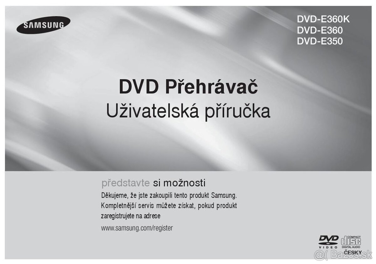 DVD prehrávač Samsung pekný stav - 10
