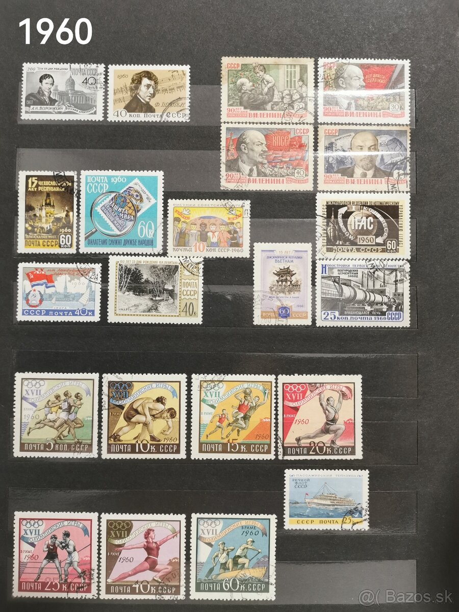 Predám poštové známky ZSSR - REZERVOVANÉ - 10