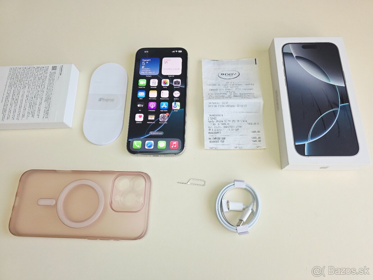Apple iPhone 16 Pro Max 256GB WHITE Záruka - 10