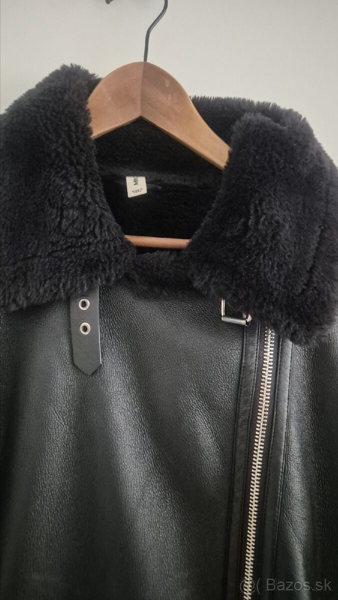 Kožušinková bunda Mango xl - 10