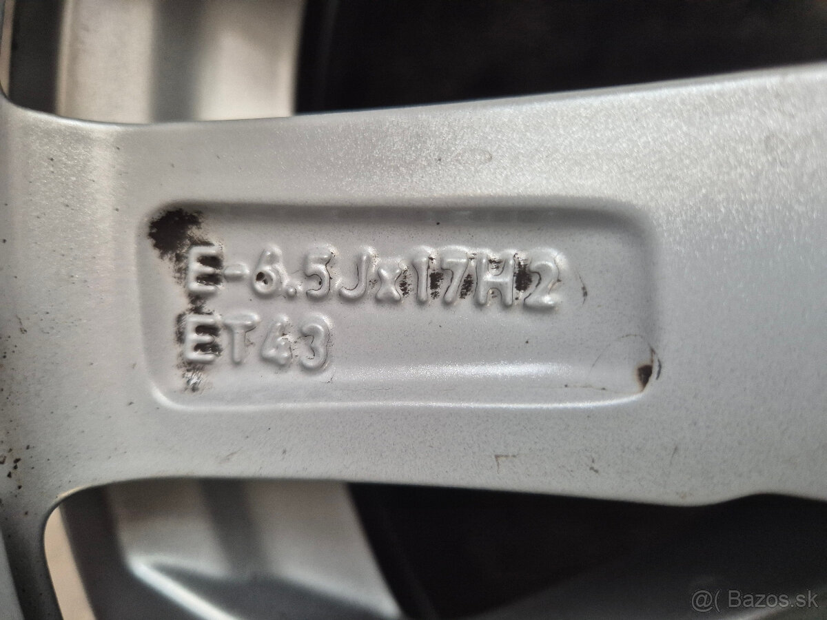 5x112 r17 ET43 x 6,5J elektróny VW, ŠKODA, SEAT, AUDI - 10