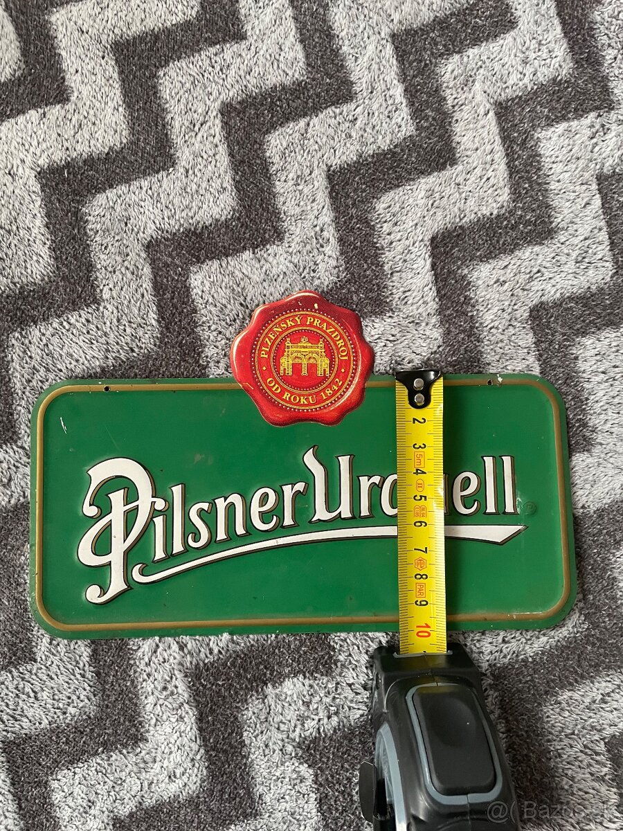 Pilsner Urquell - plechová tabuľa - 10