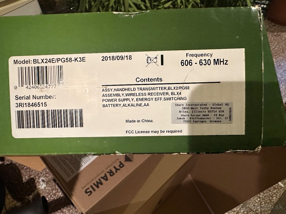 Bezdrôtove mikrofony Shure SM 58 - 10