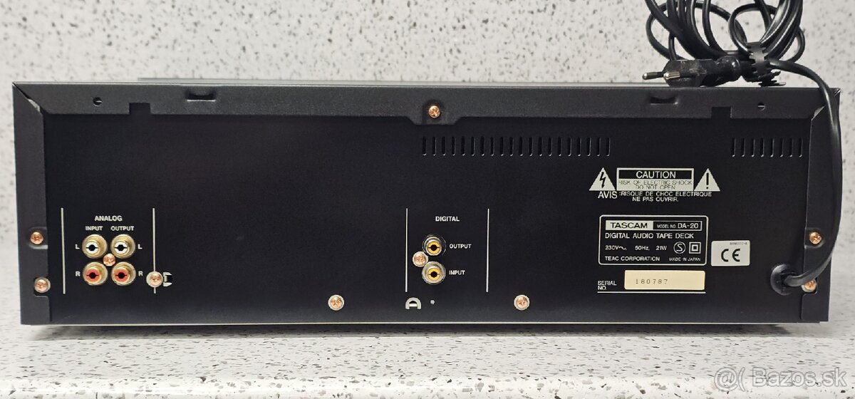 TASCAM DA-20 》Digital Audio Tape (DAT) Player/Recorder Japan - 10