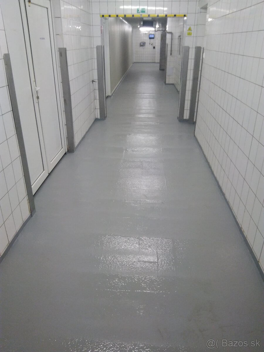 Epoxidová - polyuretánová - liata priemyselná podlaha - 10