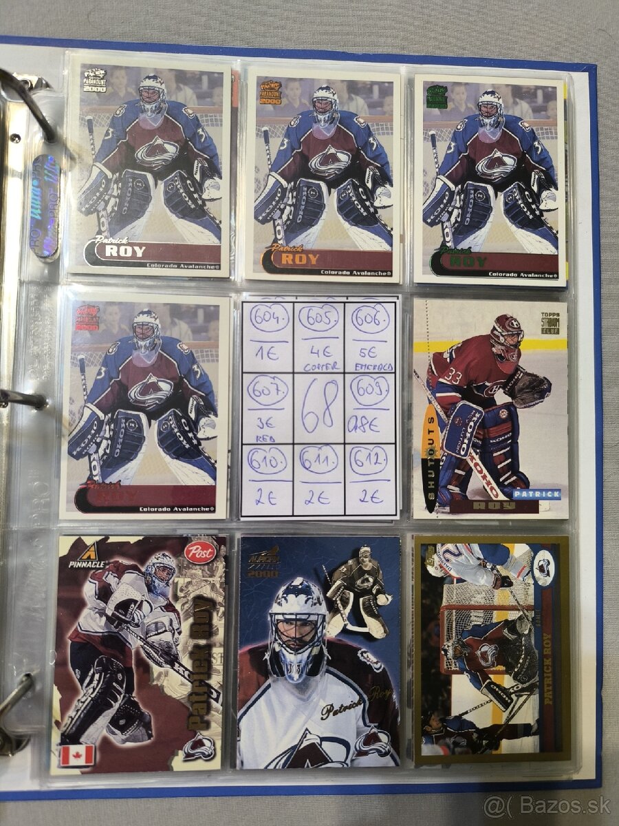 Hokejové kartičky - Patrick Roy 3 - 10