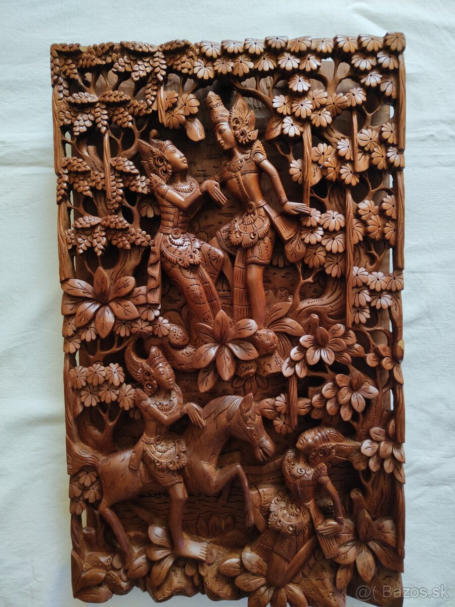 3D drevený panel Bali - 10