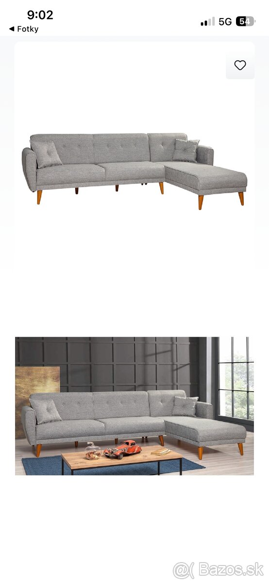 Rozkladatelny rohový gauč - 10