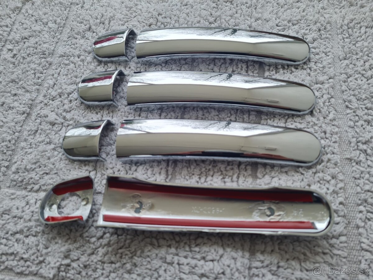 Chromové krytky klučiek ŠKODA VW SEAT - 10