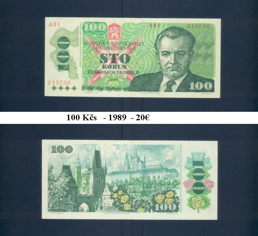 Bankovky Československo 2 - 10