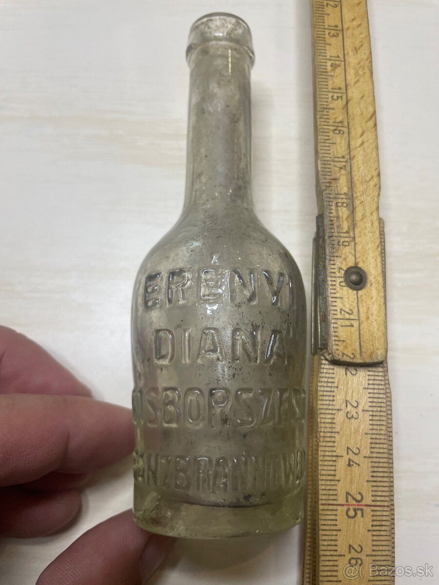Sklo flasky stare - 10
