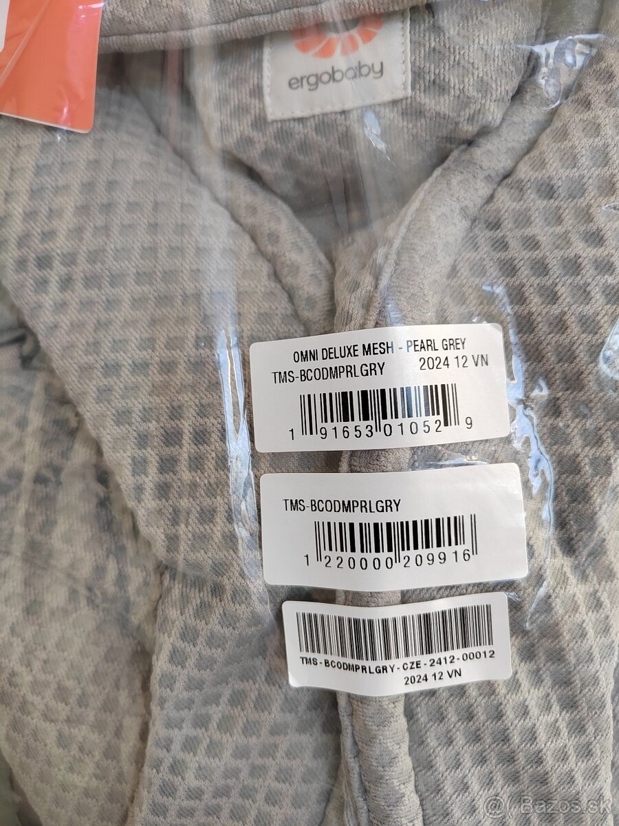 Nosič ERGOBABY - OMNI DELUXE Mesh - Pearl Grey - NOVÝ - 10