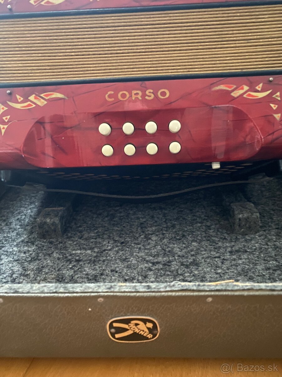 Heligonka Harmonika Hohner Corso CF 3hlas Začiatočník - 10