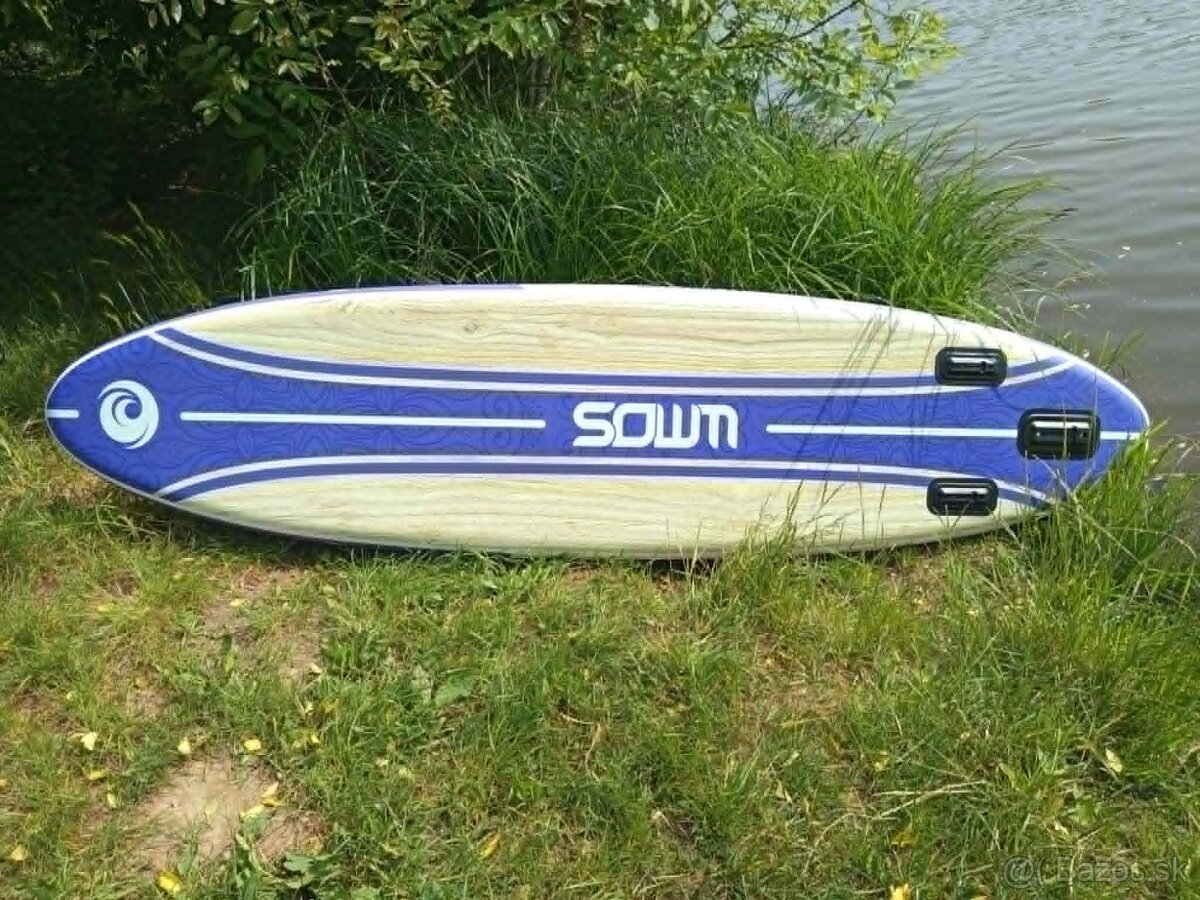 Paddleboard fialovy s obojstrannym veslom - 10