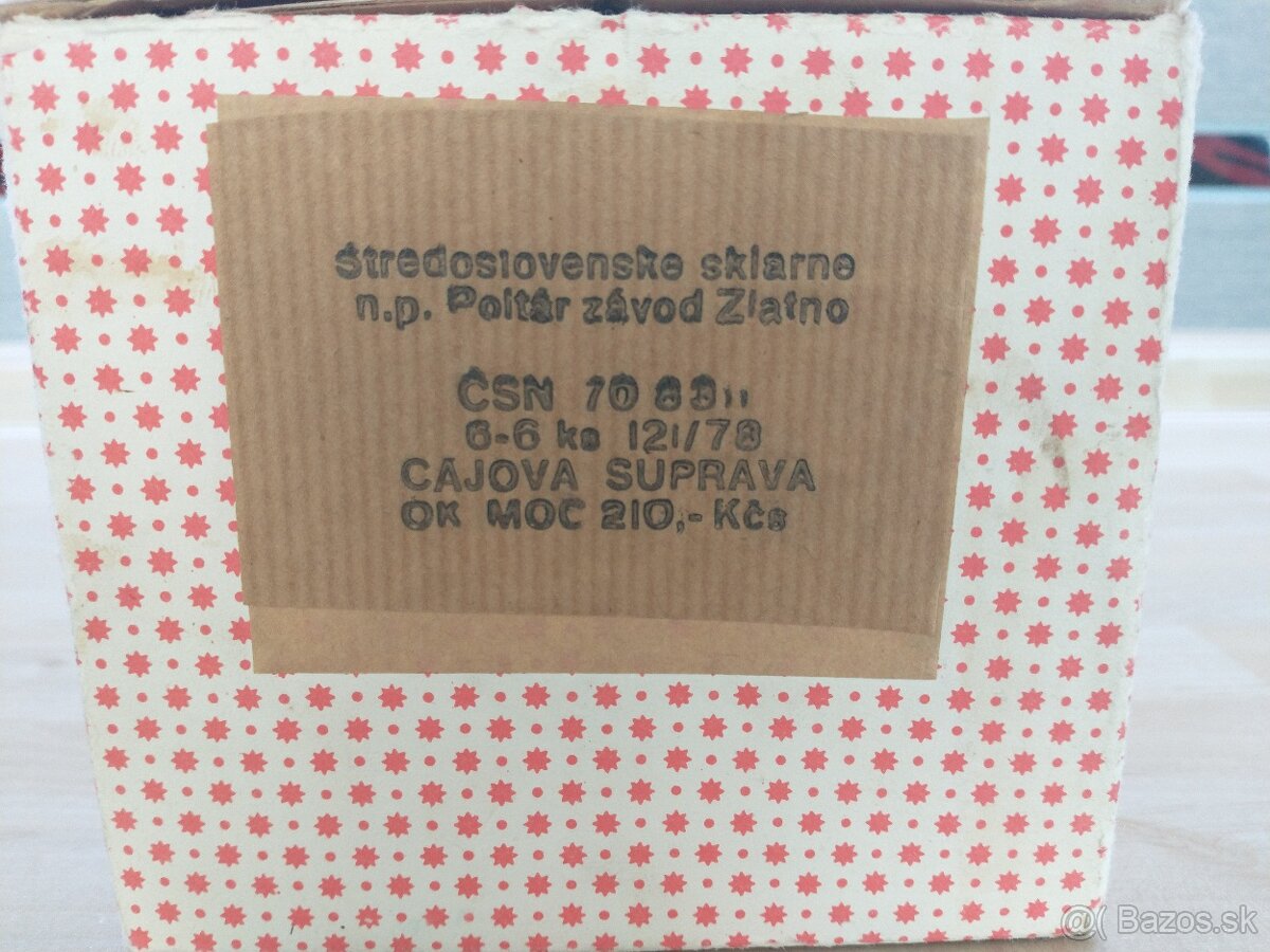 štamperlíky, šálky s podšálkami - 10