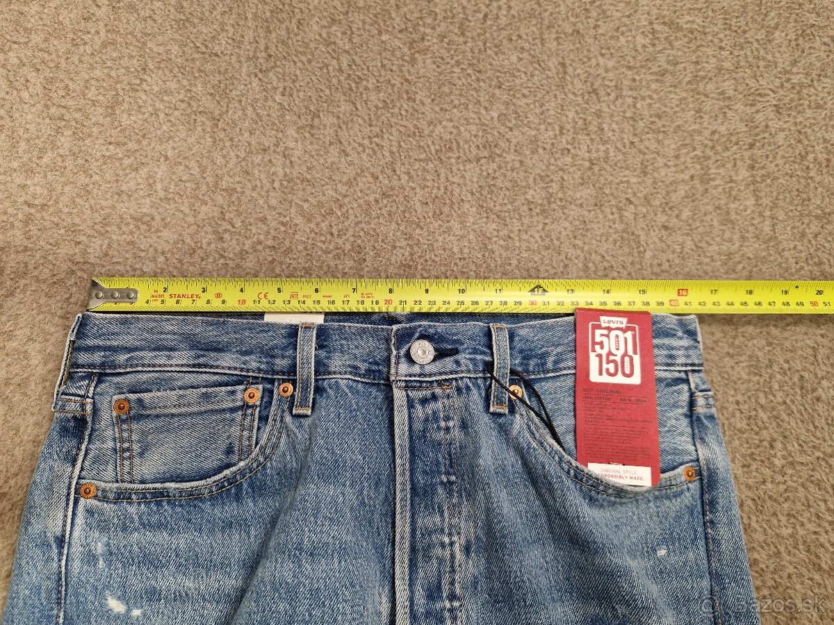 Džíny Levi's 501 W32 L34 - 41x84x113x20 cm o088 - 10