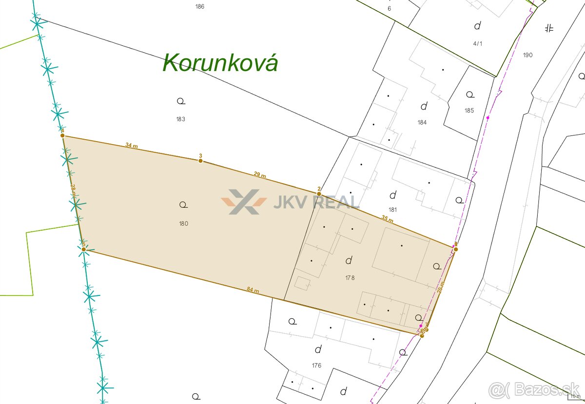 Na predaj rodinný dom s pozemkom – 2358 m² v obci Korunková, - 10