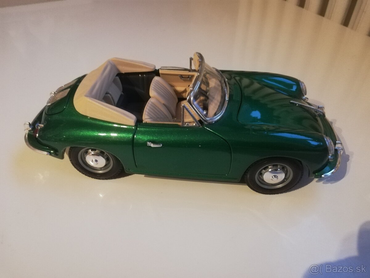 1:18 Porsche 356B Cabriolet 1961 zelena - 10