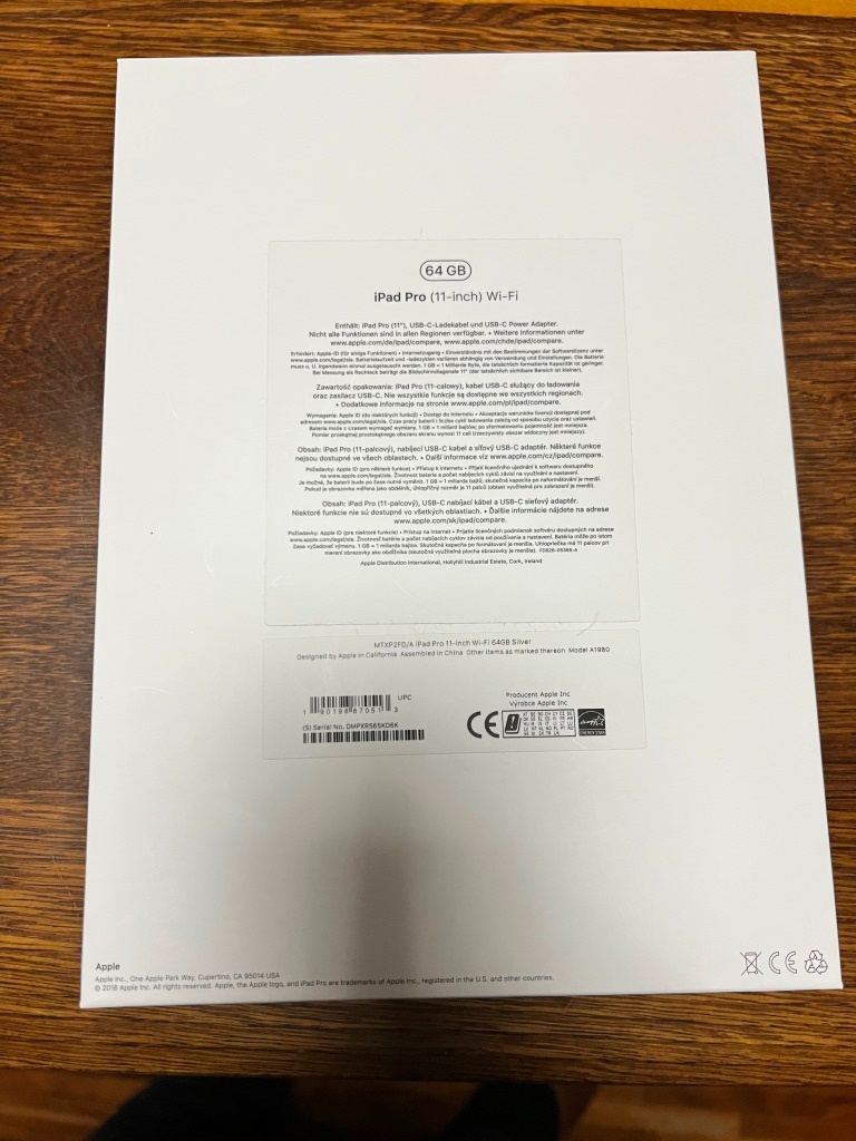 Apple Ipad Pro 11, 64 GB - 10
