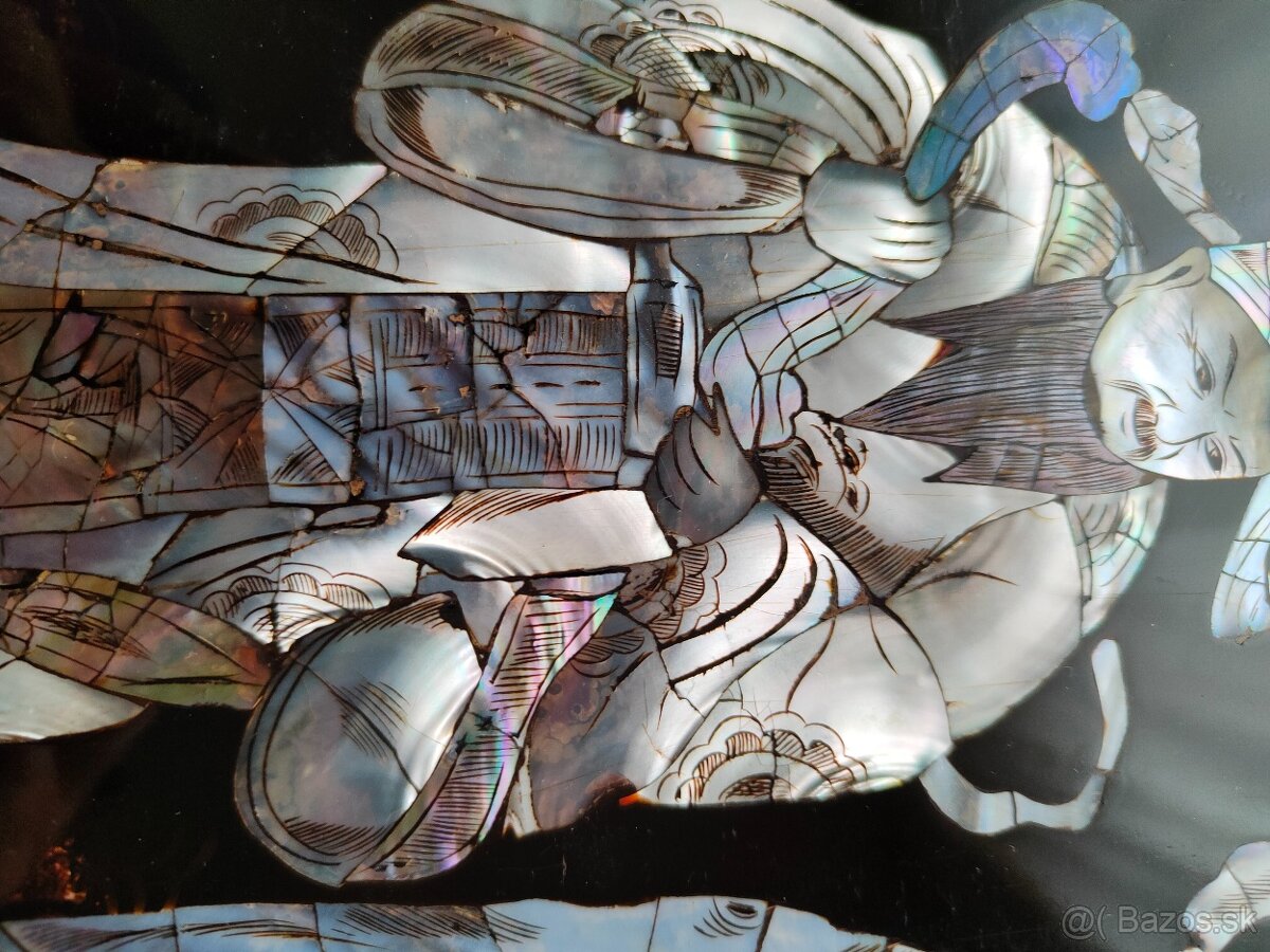 2 vietnamské perleťové obrazy - 10