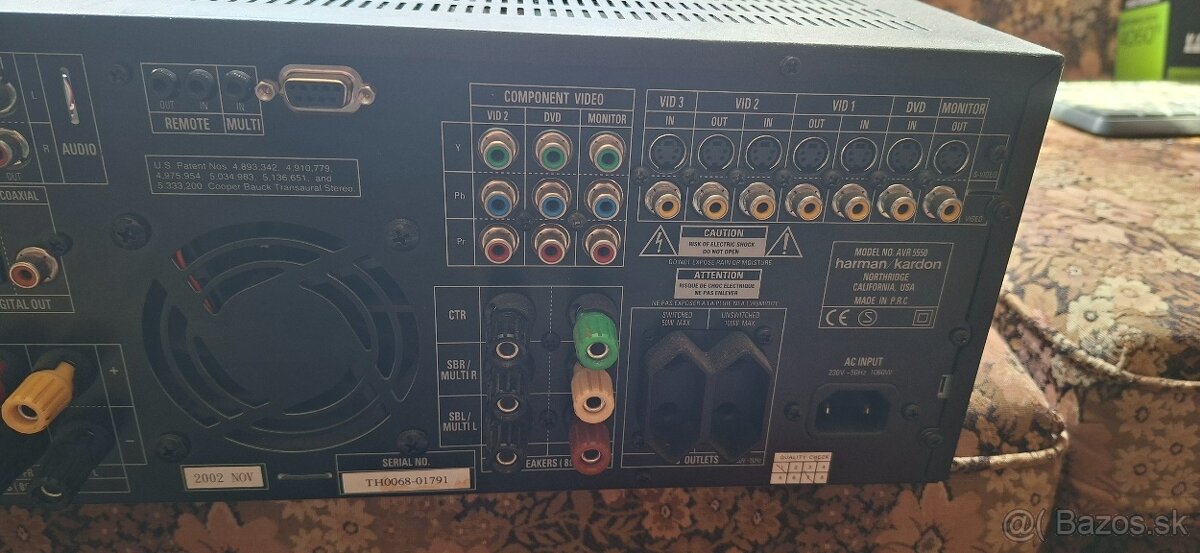 Predám harman kardon AVR5550 plus 2xrepro - 10