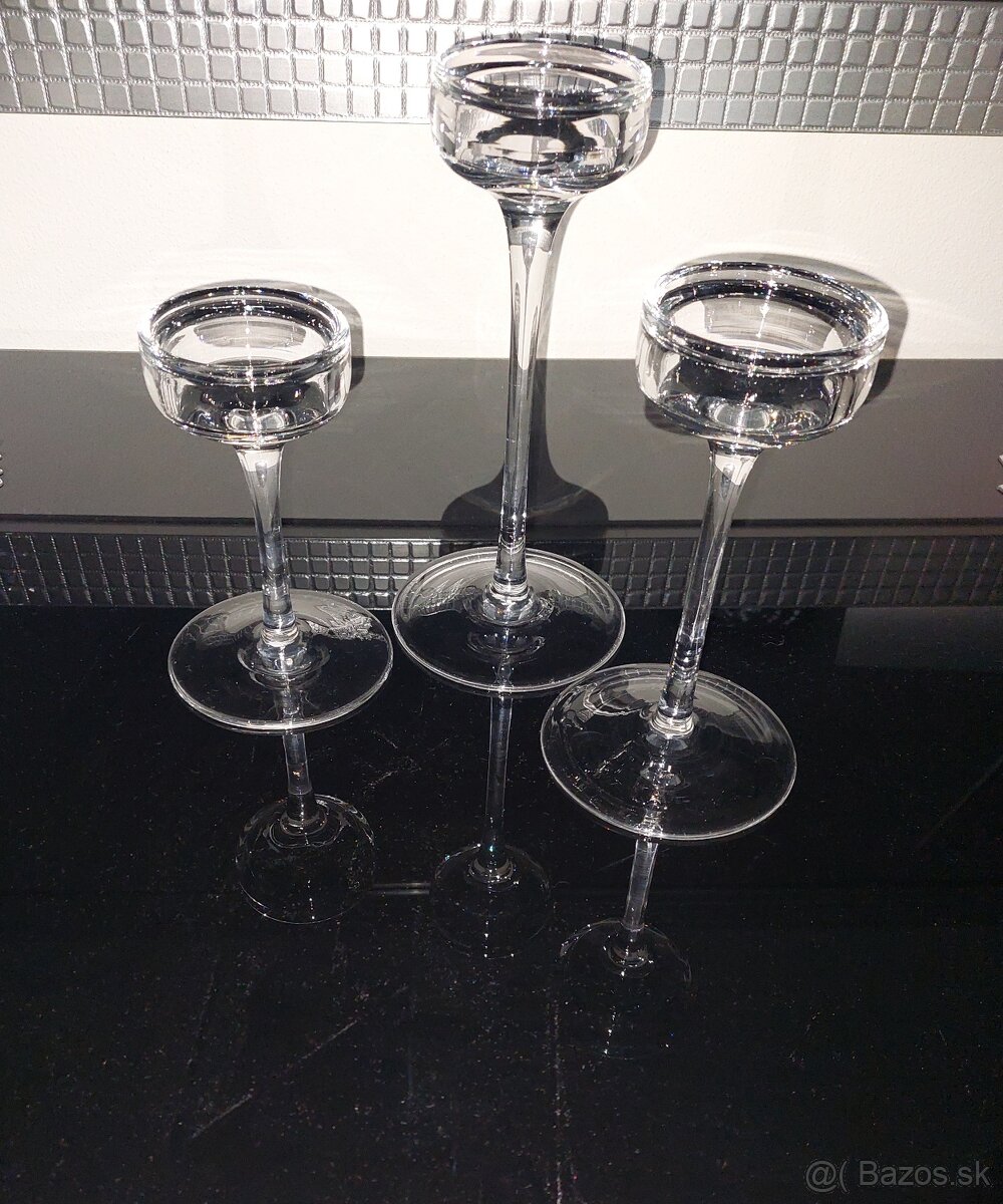 Blomster-3ks svietniky Ikea - 10