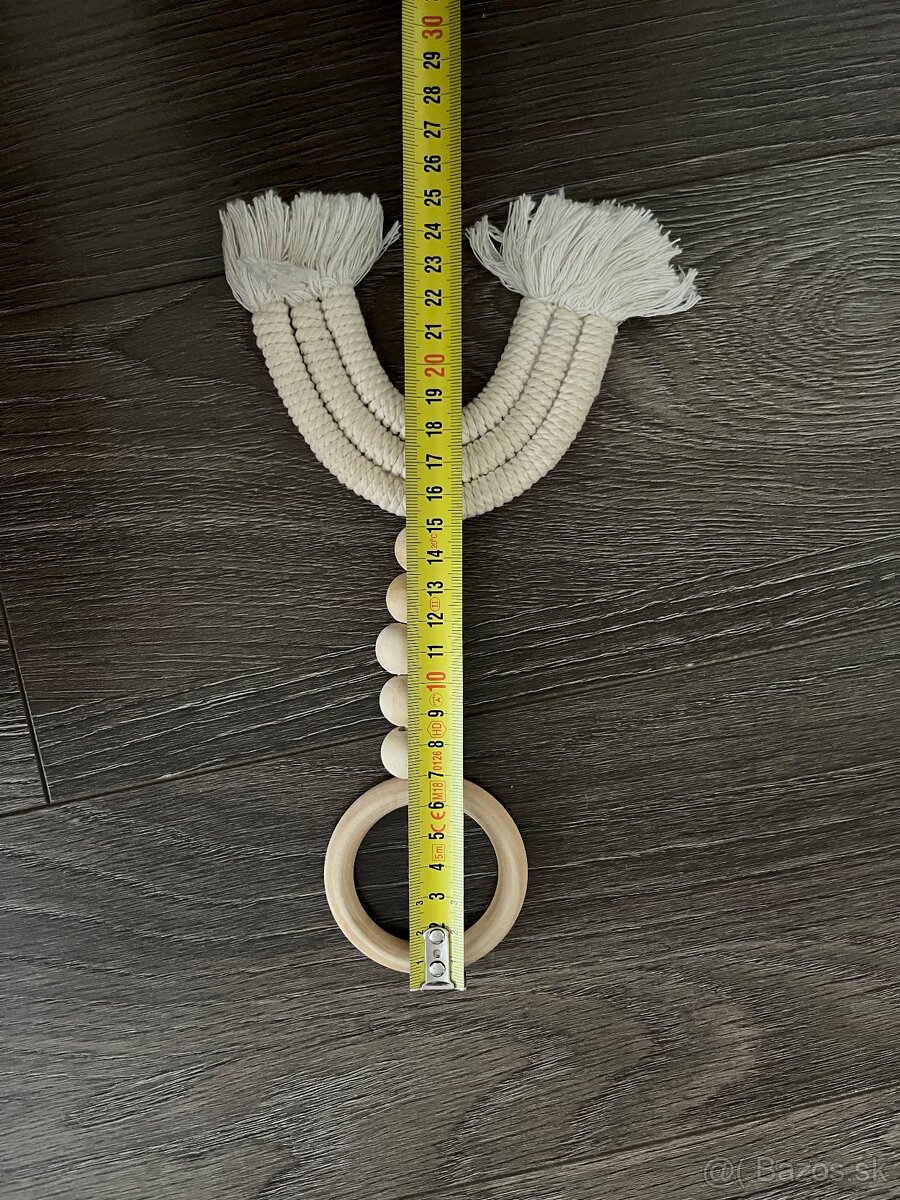 Drevena dekoracia zavesna a držiak na servitky - 10