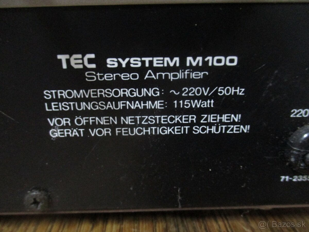 TEC system M100 - 10