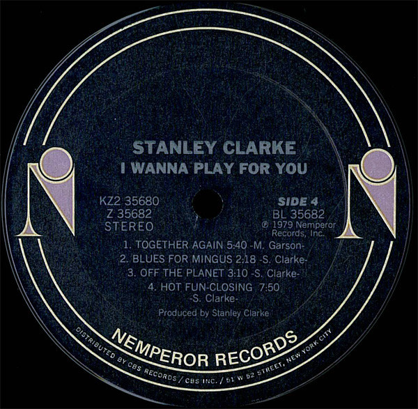 Stanley Clarke - I Wanna Play For You - 2LP vinyl USA 1979 - 10