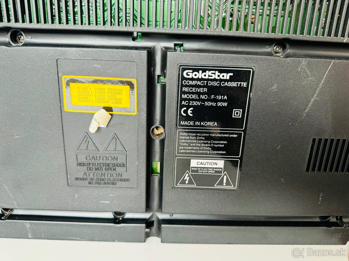 Retro Goldstar F-191A Finit, extra stav, všetko funkčné - 10
