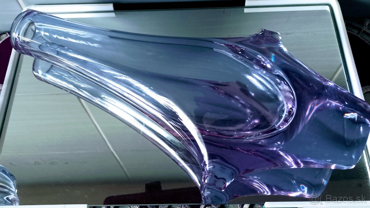 Hutné sklo - váza, popolník - 10