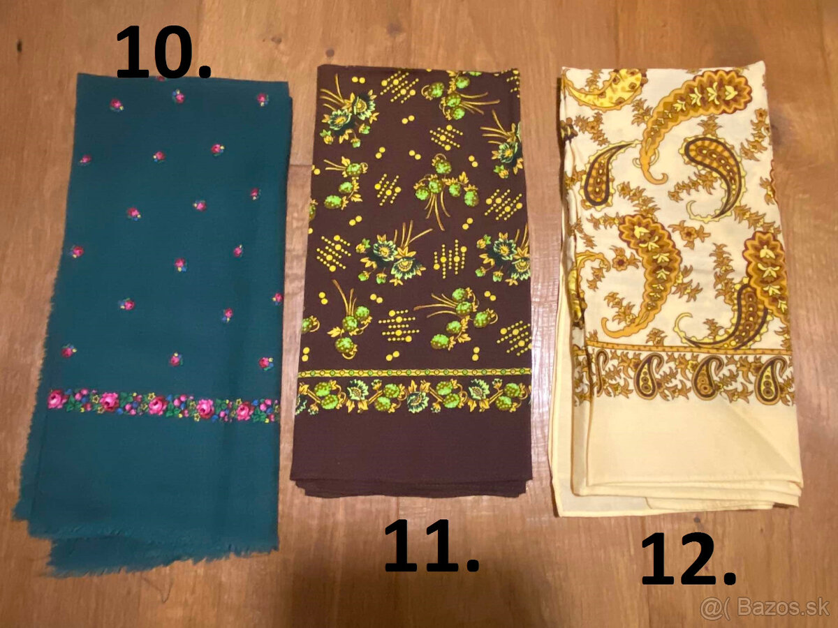 Mix Retro šatky/chustky - 10