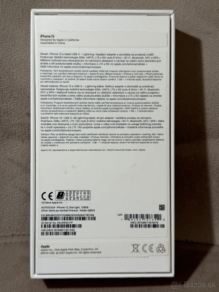 iPhone 13 128GB Starlight - 10